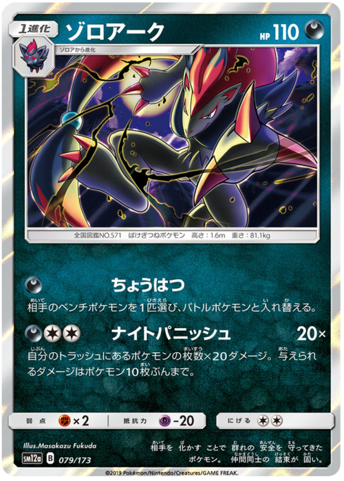 Zoroark Card Front