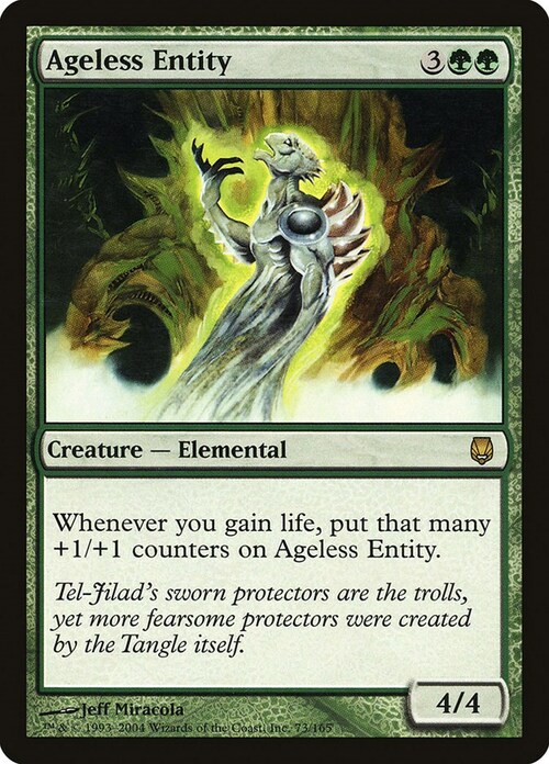 Ageless Entity Card Front