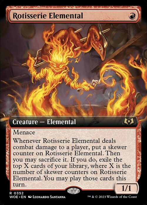 Rotisserie Elemental Card Front