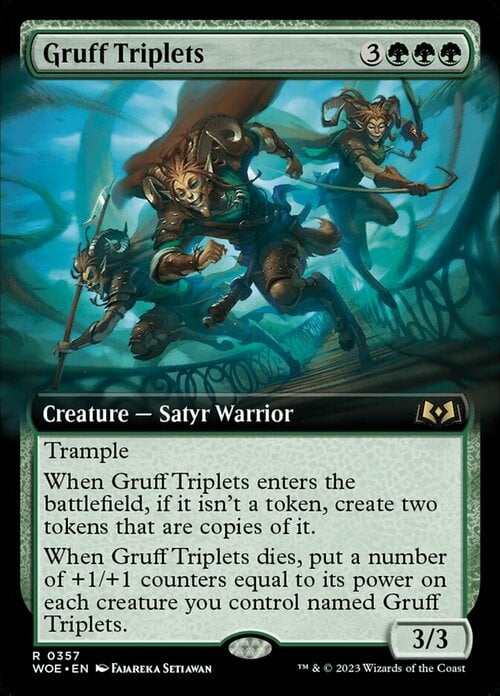 Gruff Triplets Card Front