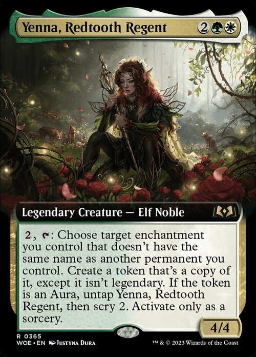 Yenna, Redtooth Regent Card Front
