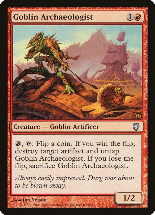 Archeologo Goblin Card Front