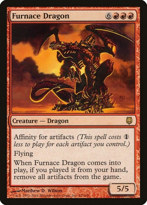 Furnace Dragon Card Front