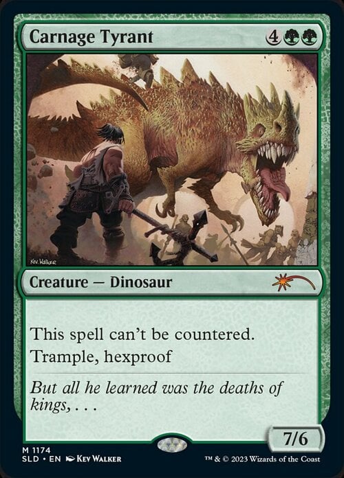 Carnage Tyrant Card Front