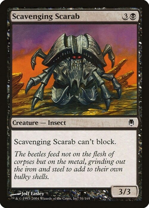 Scavenging Scarab Card Front