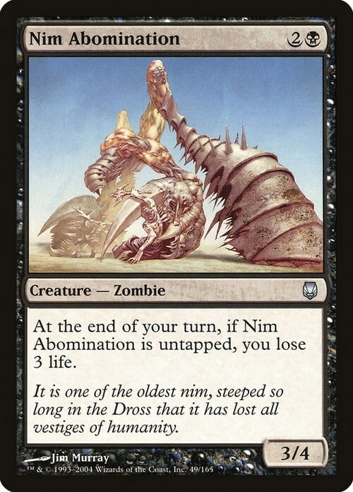 Nim Abomination Card Front