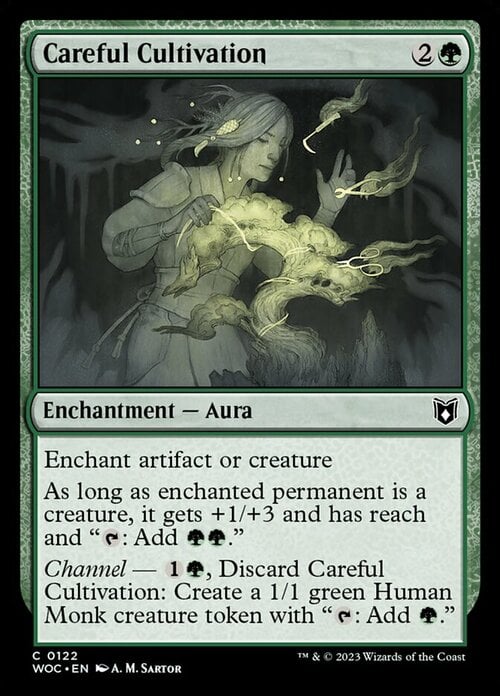 Careful Cultivation Card Front