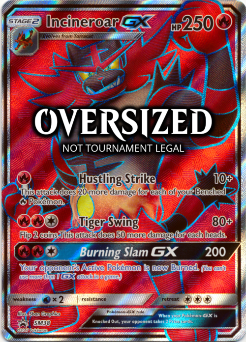 Incineroar GX Card Front