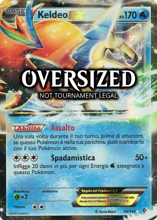 Keldeo EX Card Front