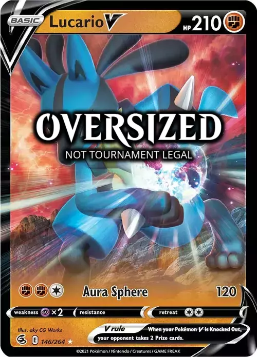 Lucario V [Aura Sphere | Beatdown Smash] Card Front