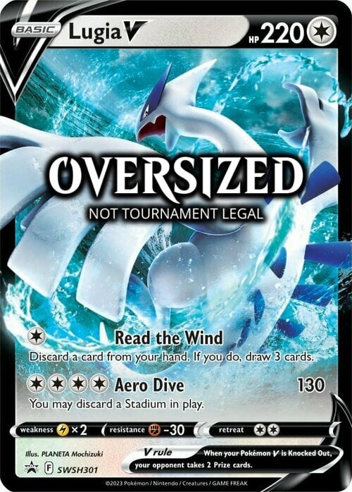 Lugia V Card Front