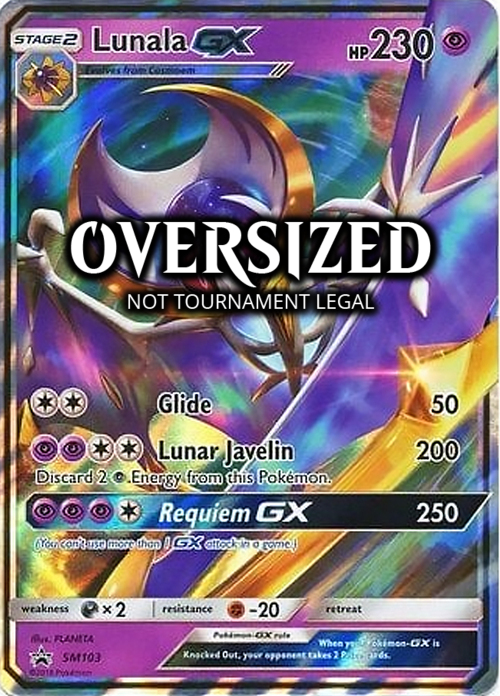 Lunala GX Card Front