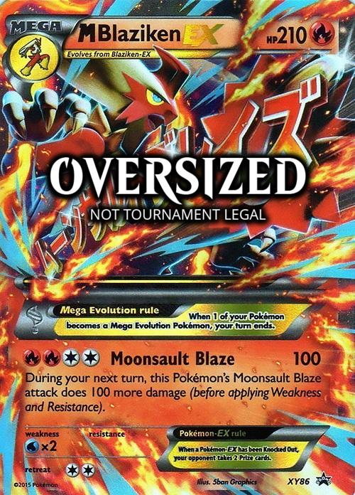 MBlaziken EX Card Front