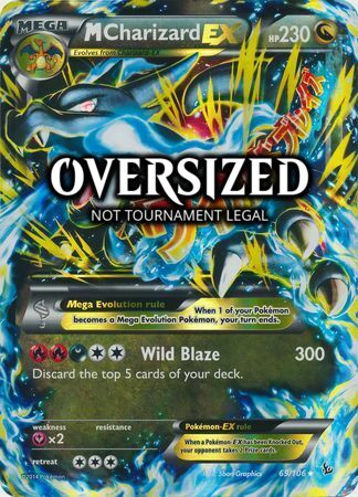 M Charizard EX Card Front