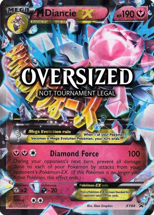M Diancie EX Card Front