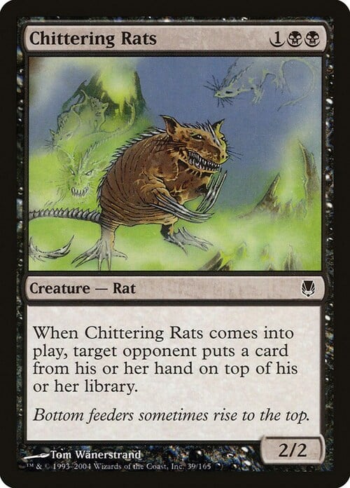 Chittering Rats Card Front