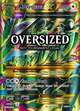 MRayquaza EX Card Front