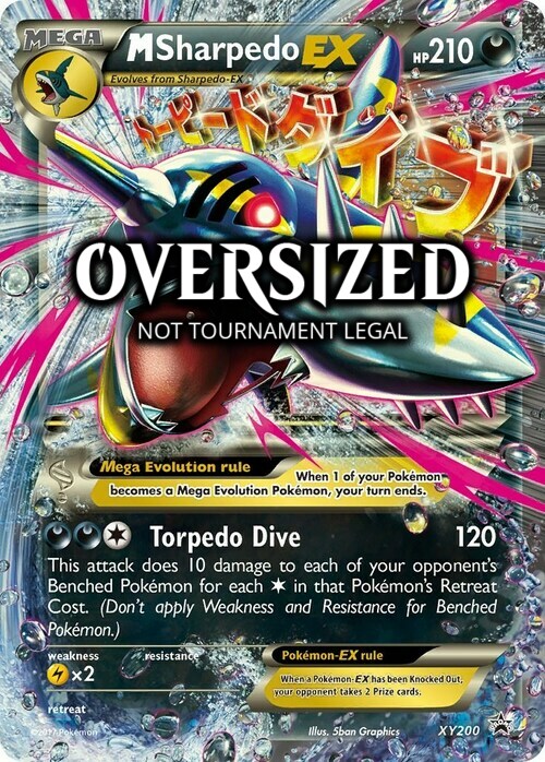 M Sharpedo EX Card Front
