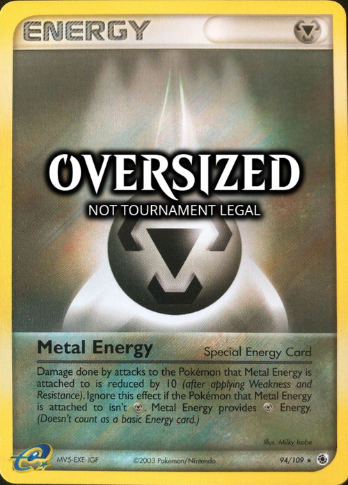 Metal Energy Card Front
