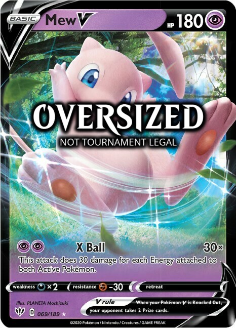 Mew V Card Front