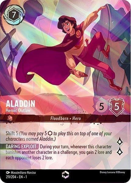 Aladdin - Heroic Outlaw Card Front