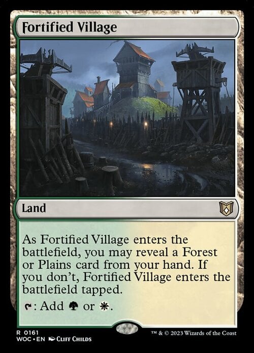 Villaggio Fortificato Card Front