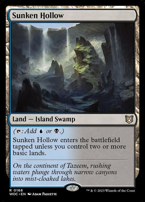 Sunken Hollow Card Front