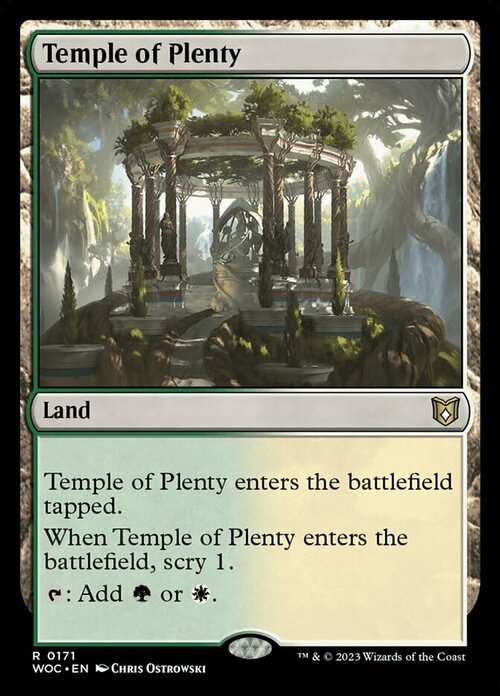 Tempio della Prosperità Card Front