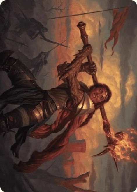 Art Series: Imodane, the Pyrohammer Card Front