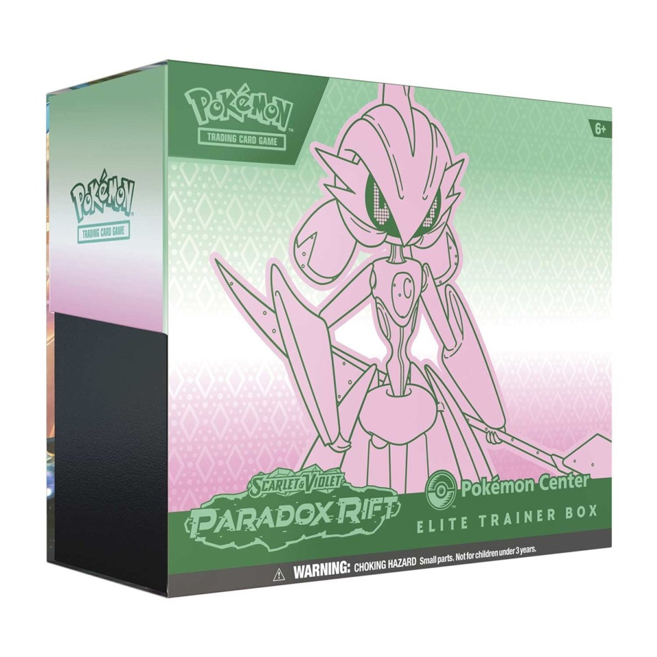Paradox Rift Iron Valiant Pokémon Center Elite Trainer Box