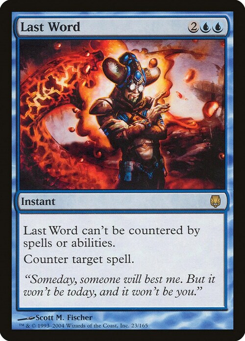 Last Word Card Front