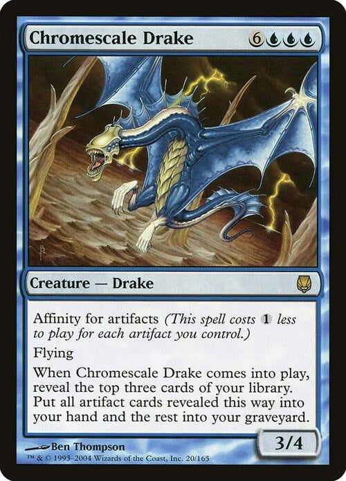 Chromescale Drake Card Front