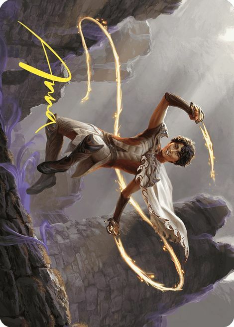 Art Series: Kellan, the Fae-Blooded Card Front