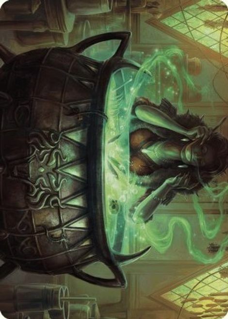 Art Series: Agatha's Soul Cauldron Card Front
