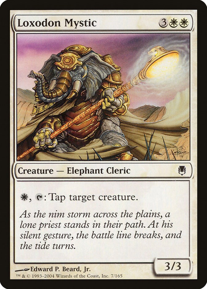 mtg loxodon cards MTG Magic the Gathering Loxodon Line Breaker (24/339) Core Set 2019 NM