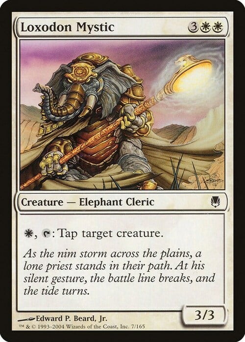 Loxodon Mystic Card Front