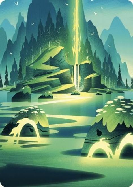 Art Series: Leyline of Abundance Card Front