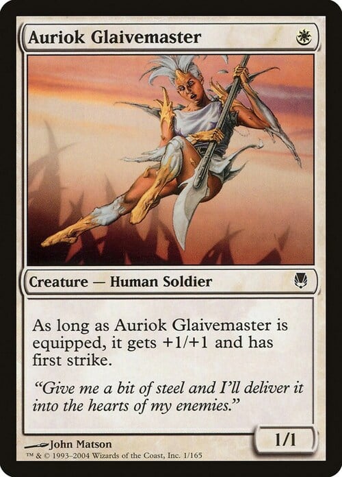 Auriok Glaivemaster Card Front