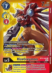 RizeGreymon · Tamer's Party -Special- BT12-042
