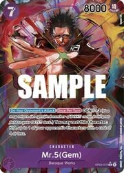Mr.5(Gem) · Alternate Art OP04-072a