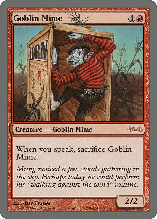Goblin Mime Card Front