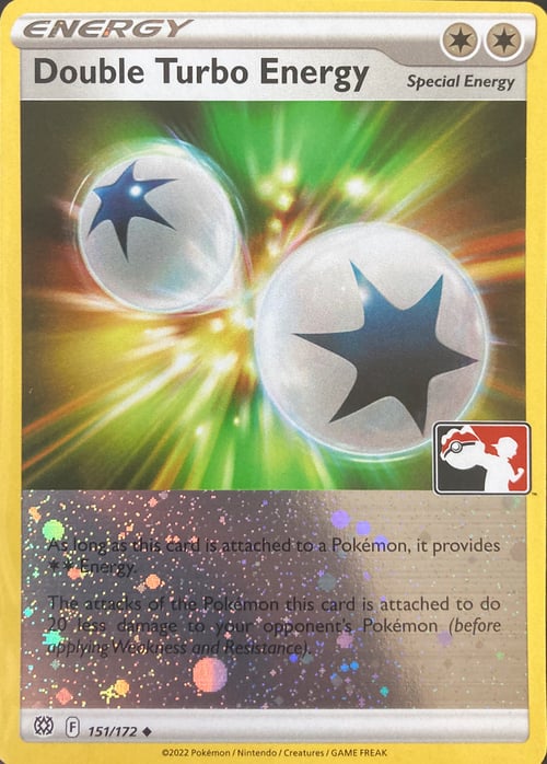 Double Turbo Energy Card Front