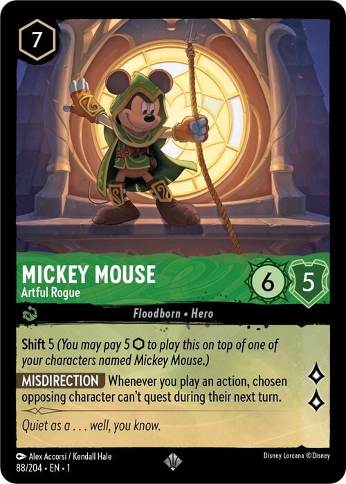 Mickey Mouse - Artful Rogue Card Front