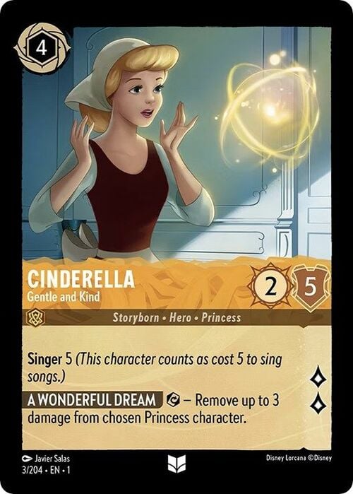 Cinderella - Gentle and Kind Card Front