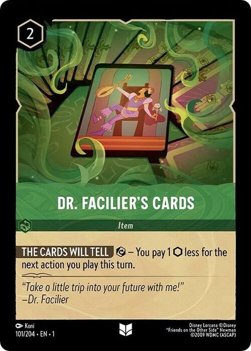 Dr. Facilier's Cards Card Front