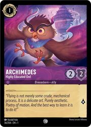 Archimedes - Highly Educated Owl 036