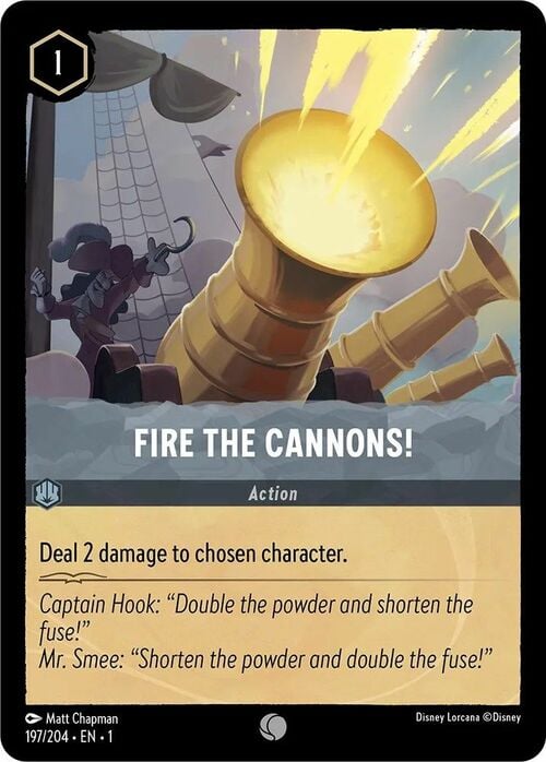 Fire the Cannons! Card Front