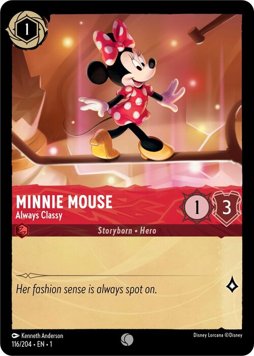 Minnie Mouse - Always Classy Card Front