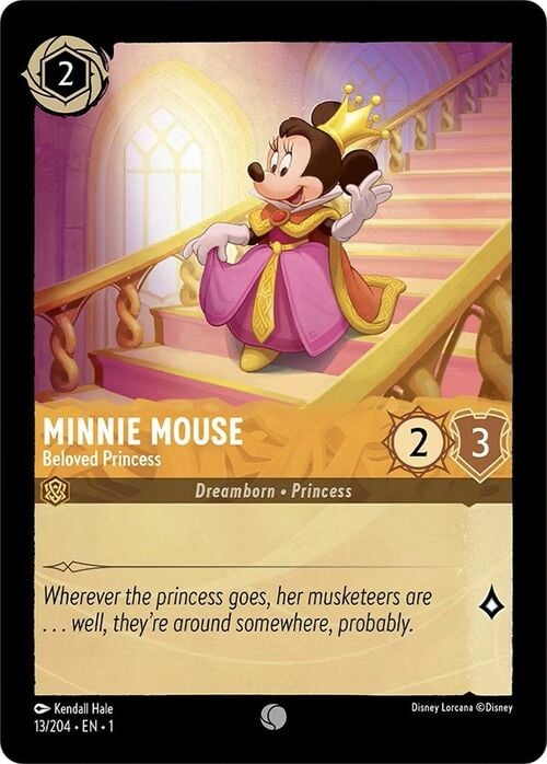 Minnie Mouse - Beloved Princess Card Front