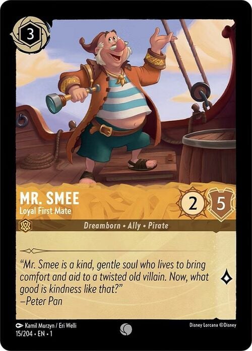 Mr. Smee - Loyal First Mate Card Front